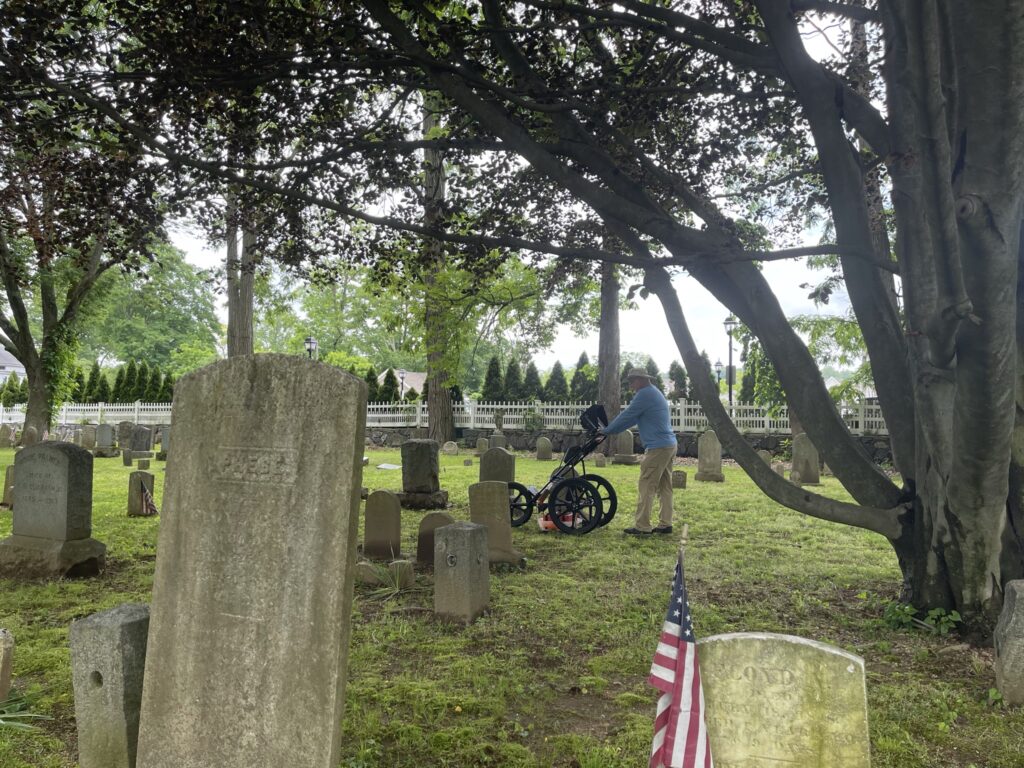 GPR cemetery mapping