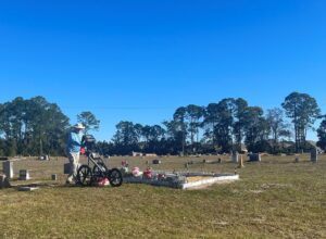 GPR cemetery mapping